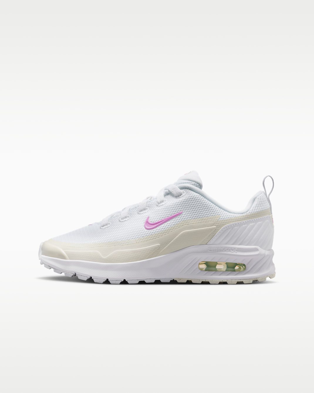 Nike Air Max Bia Older Kids' Shoes - White/Spruce Aura/Light Magenta