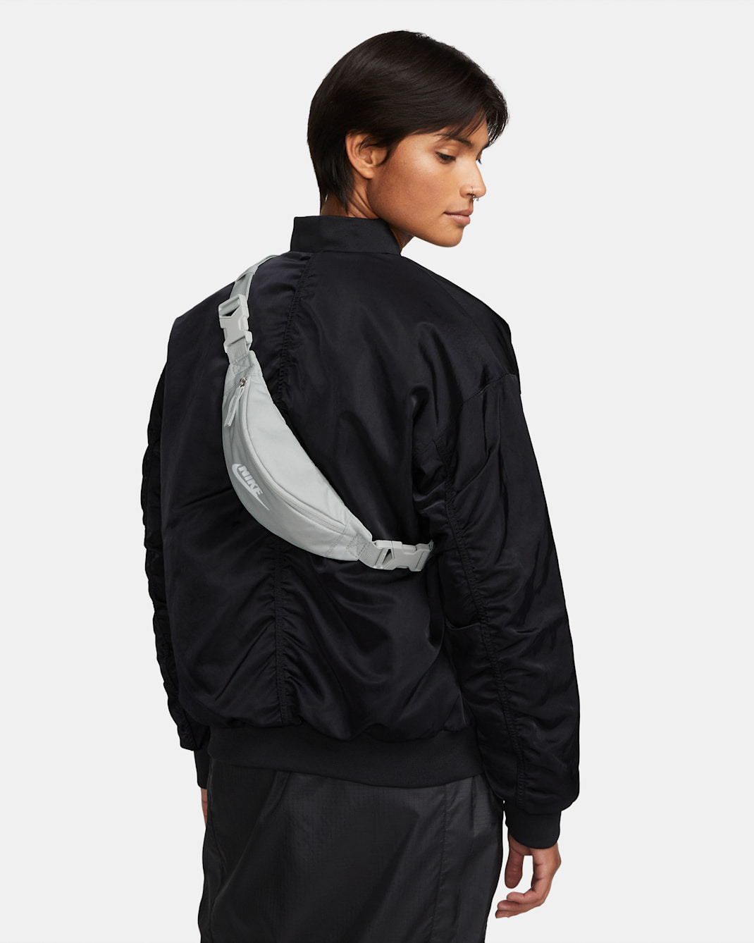 Nike Heritage Waistpack - Light Silver/Light Silver/White