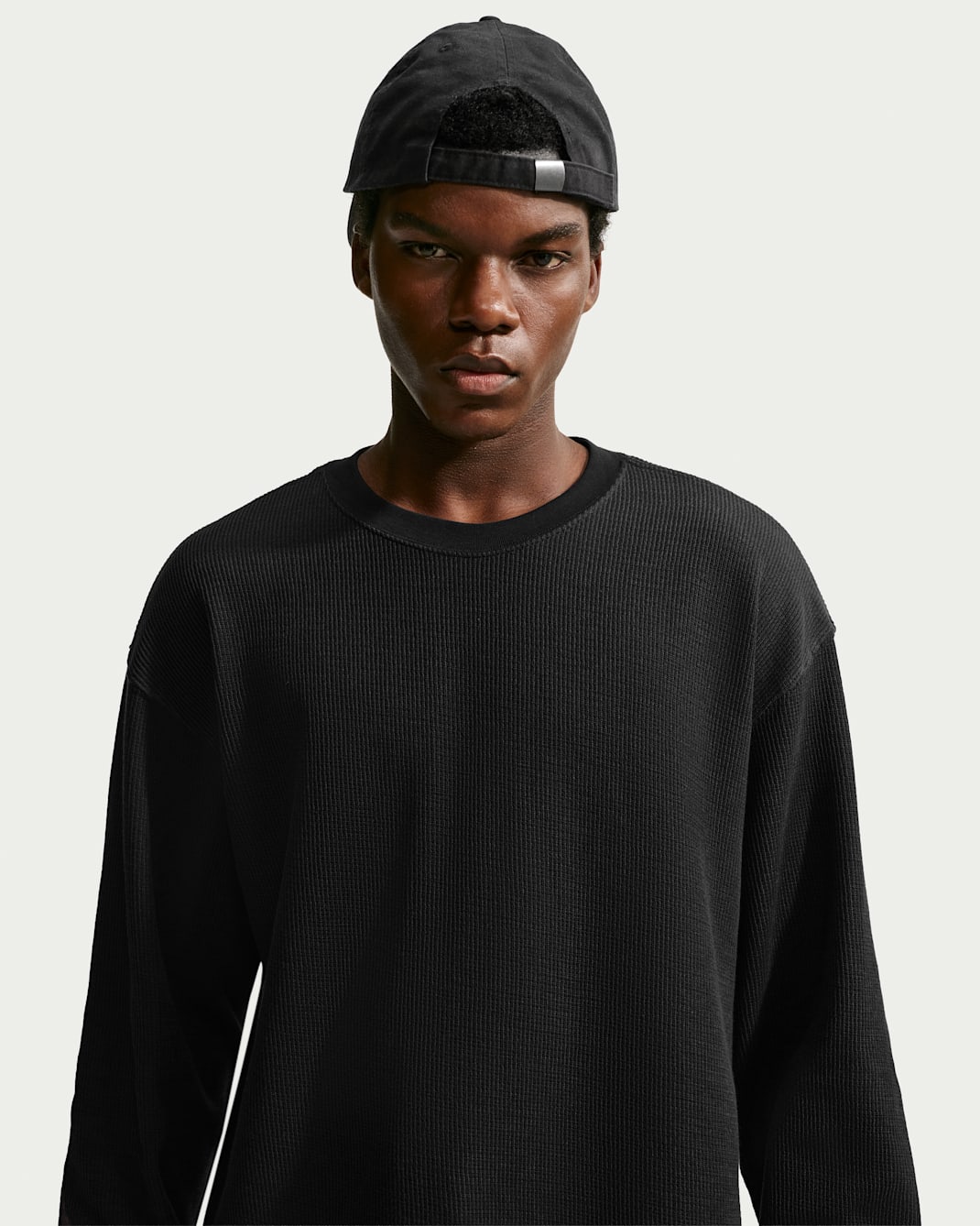 Camiseta térmica para hombre Nike Sportswear - Negro/Rojo duro