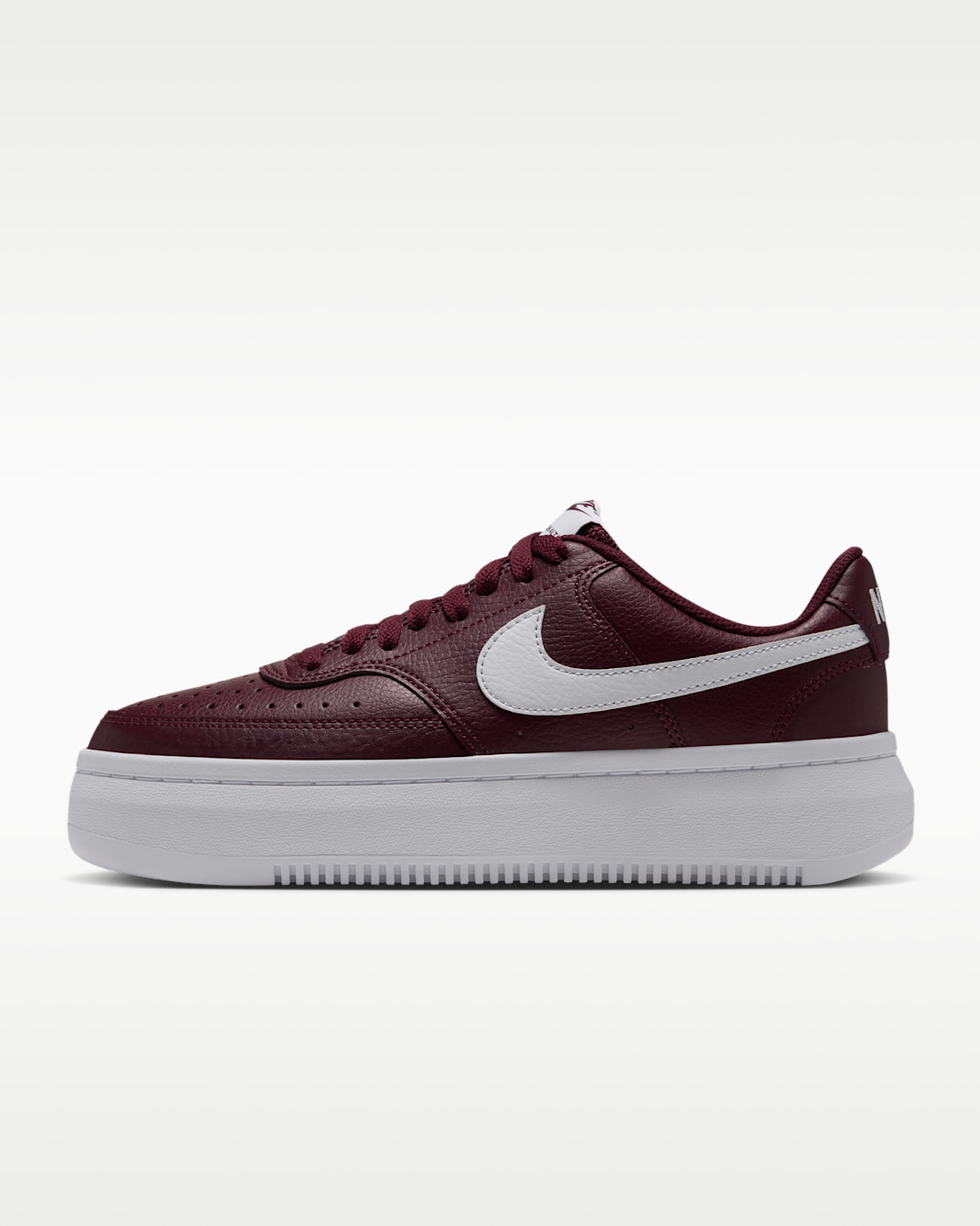 Scarpa Nike Court Vision Alta – Donna - Night Maroon/Bianco