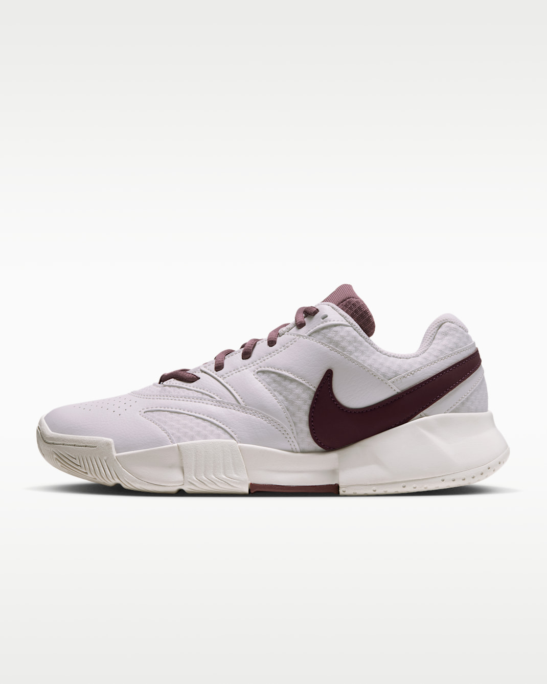 NikeCourt Lite 4 Women's Hardcourt Tennis Shoes - Sail/Tough Red/Canyon Pink/Mystic Dates