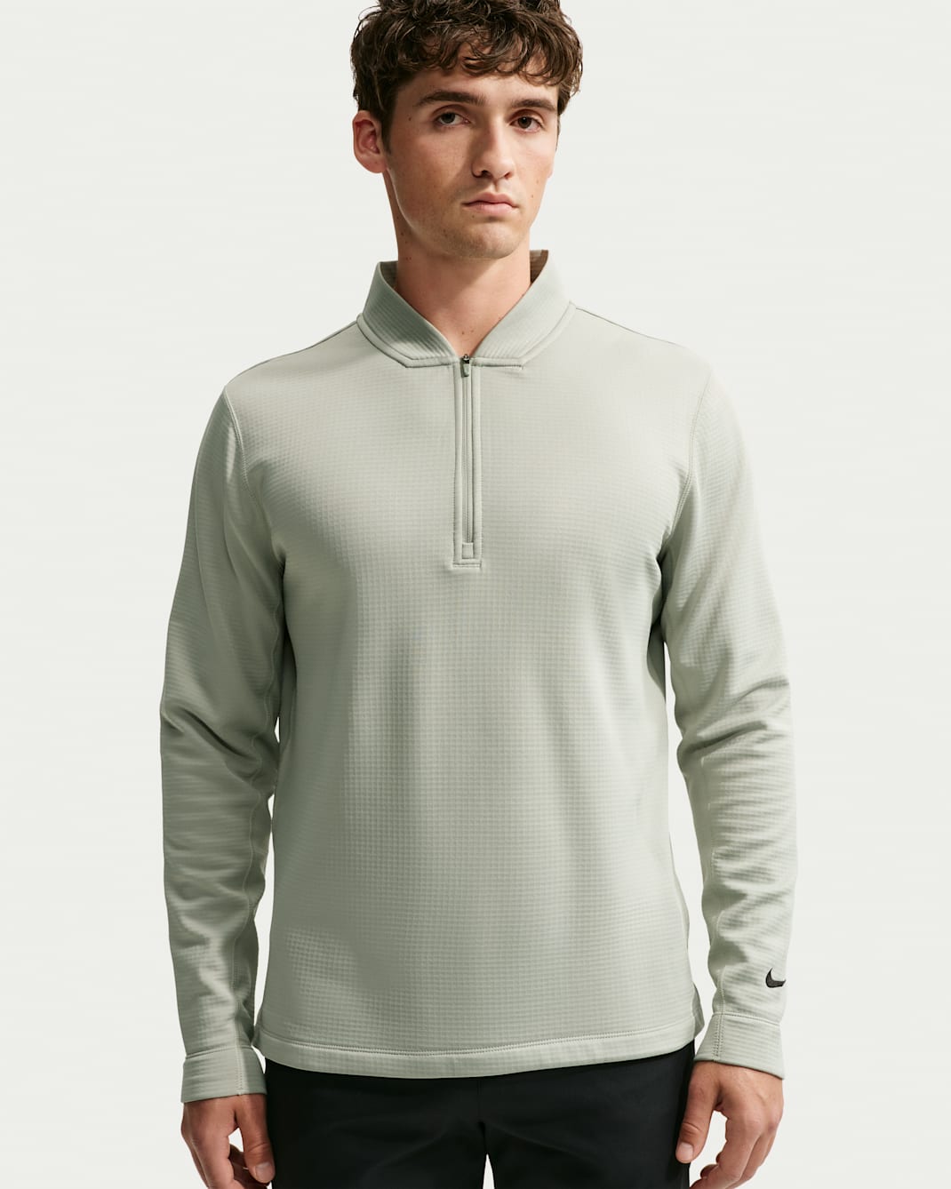 Nike Velocity Men's Therma-FIT 1/2-Zip Golf Top - Jade Horizon/Black