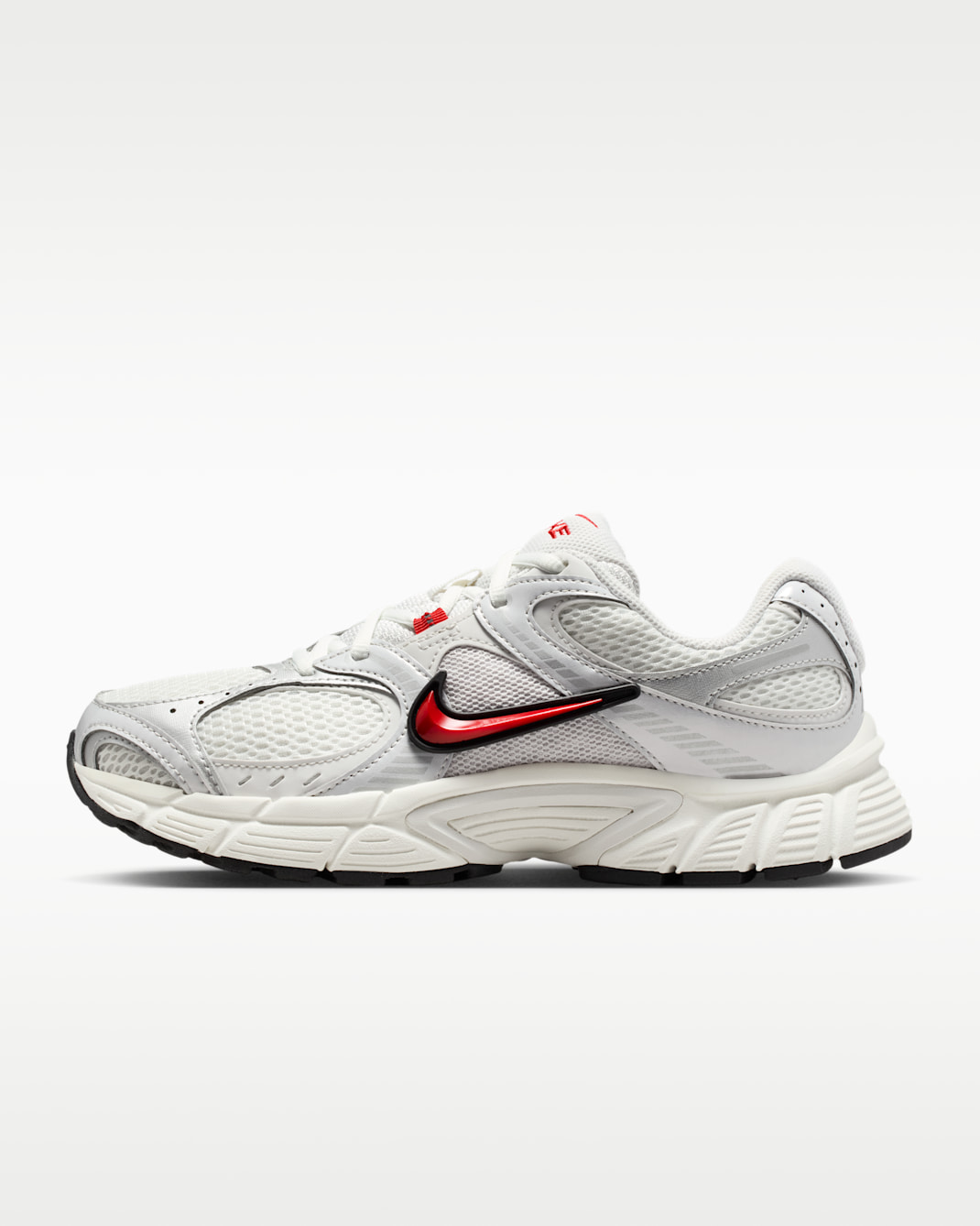 Nike V5 RNR Women's Shoes with Reflective Design Accents - Summit White/Platinum Tint/Photon Dust/Fire Red