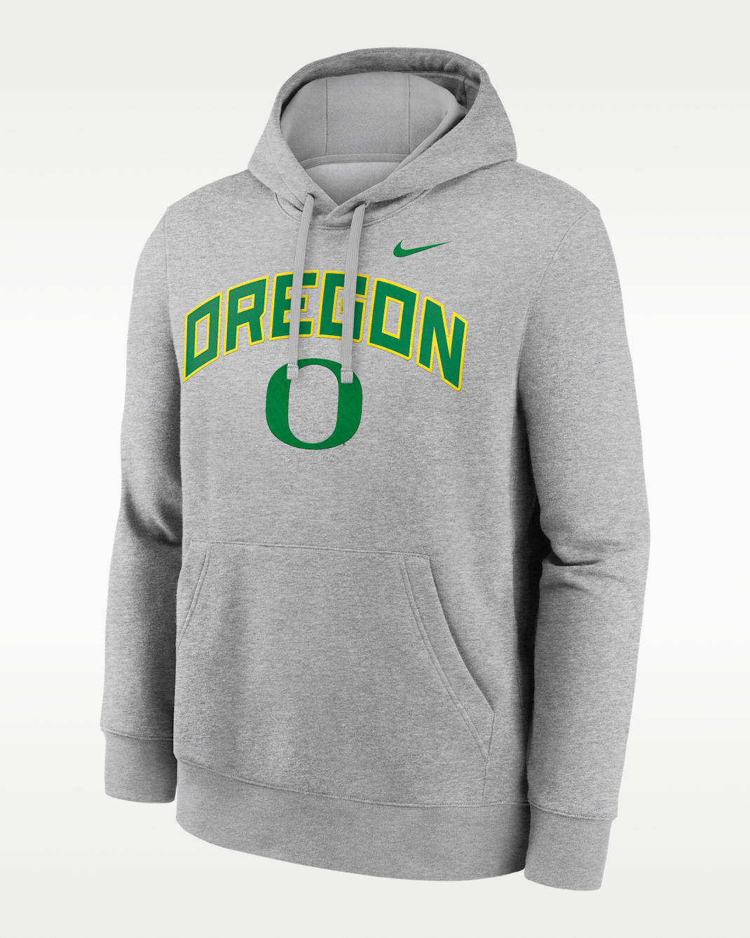 Oregon Arch Men's Nike College Pullover Hoodie - Grey