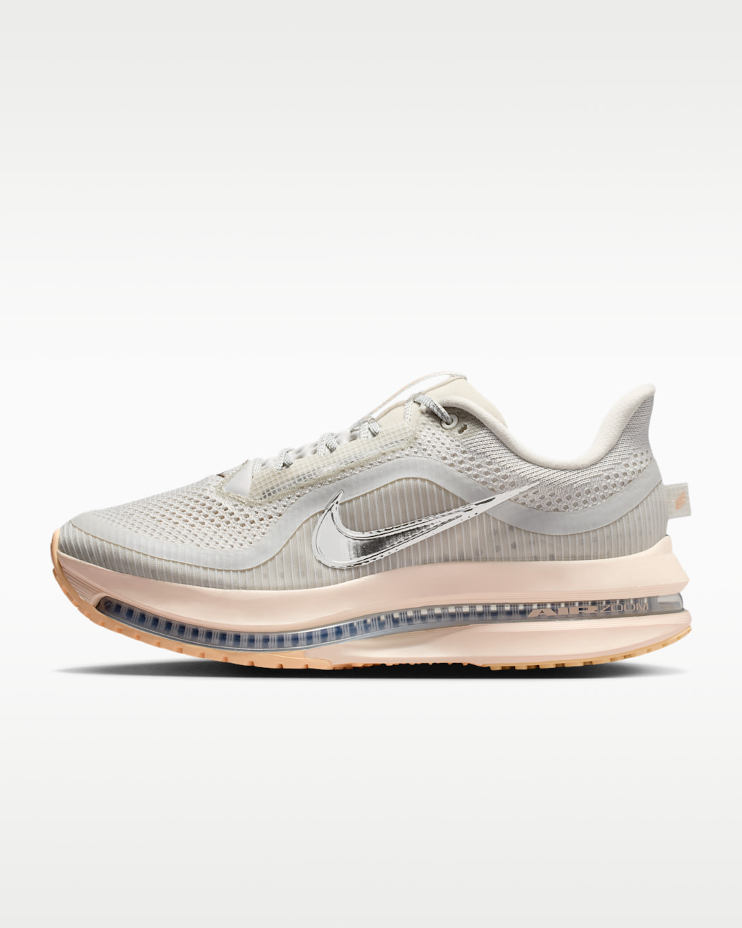 Nike Pegasus Premium Women's Road Running Shoes - Light Bone/Chalk/Arctic Orange/Metallic Silver