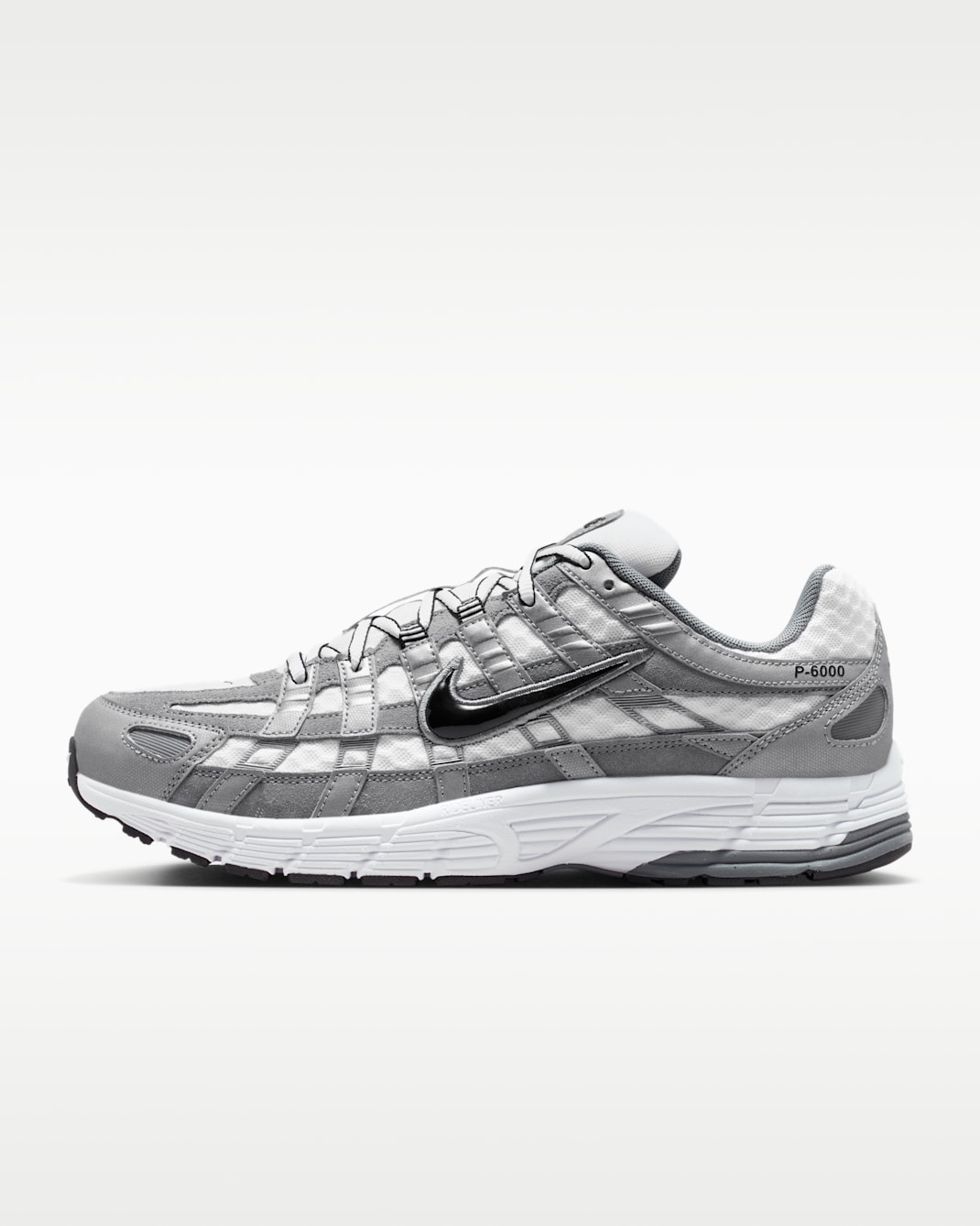Nike P-6000 Men's Shoes - White/Metallic Cool Grey/Cool Grey/Black