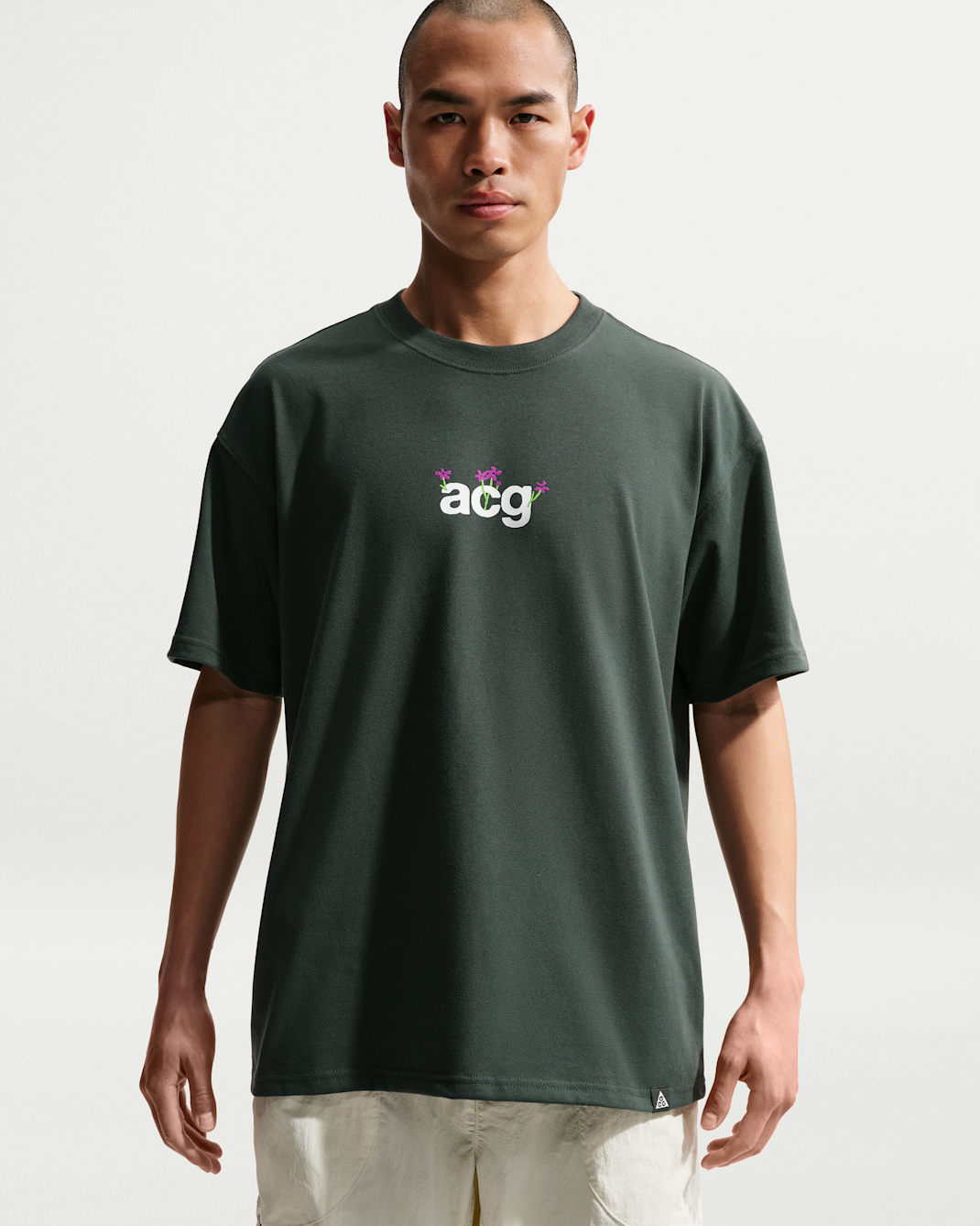 나이키 ACG 남성 드라이 핏 티셔츠 - 블랙 스프루스