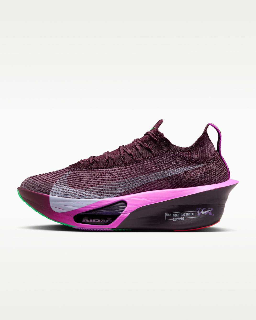 Nike Alphafly 3 'Faith Kipyegon' Women's Road Racing Shoes - Burgundy Crush/Fuchsia Dream/Cave Purple/Oxygen Purple