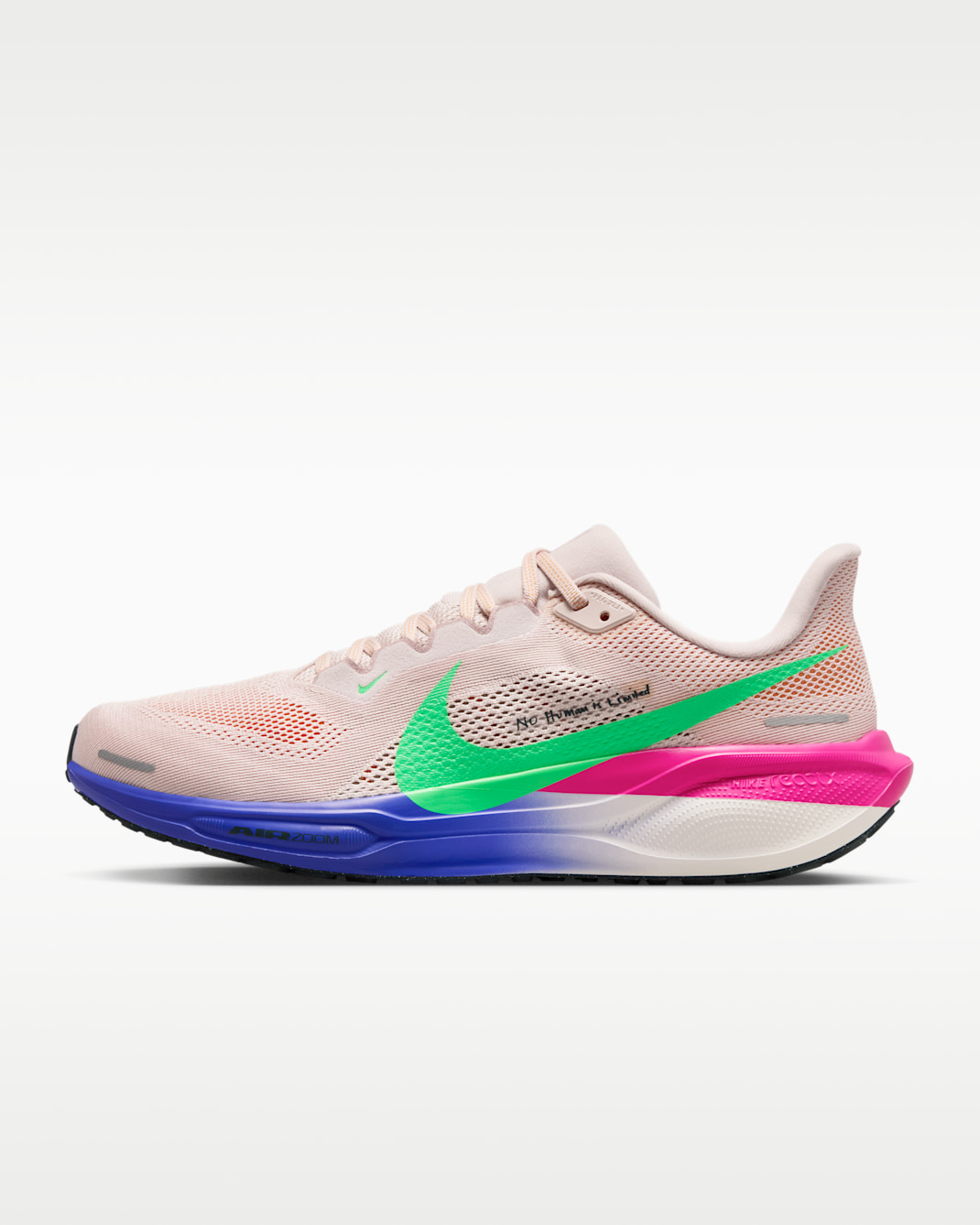 Nike Pegasus 41 "Eliud Kipchoge" Men's Road Running Shoes - Silt Red/Persian Violet/Fire Pink/Green Shock