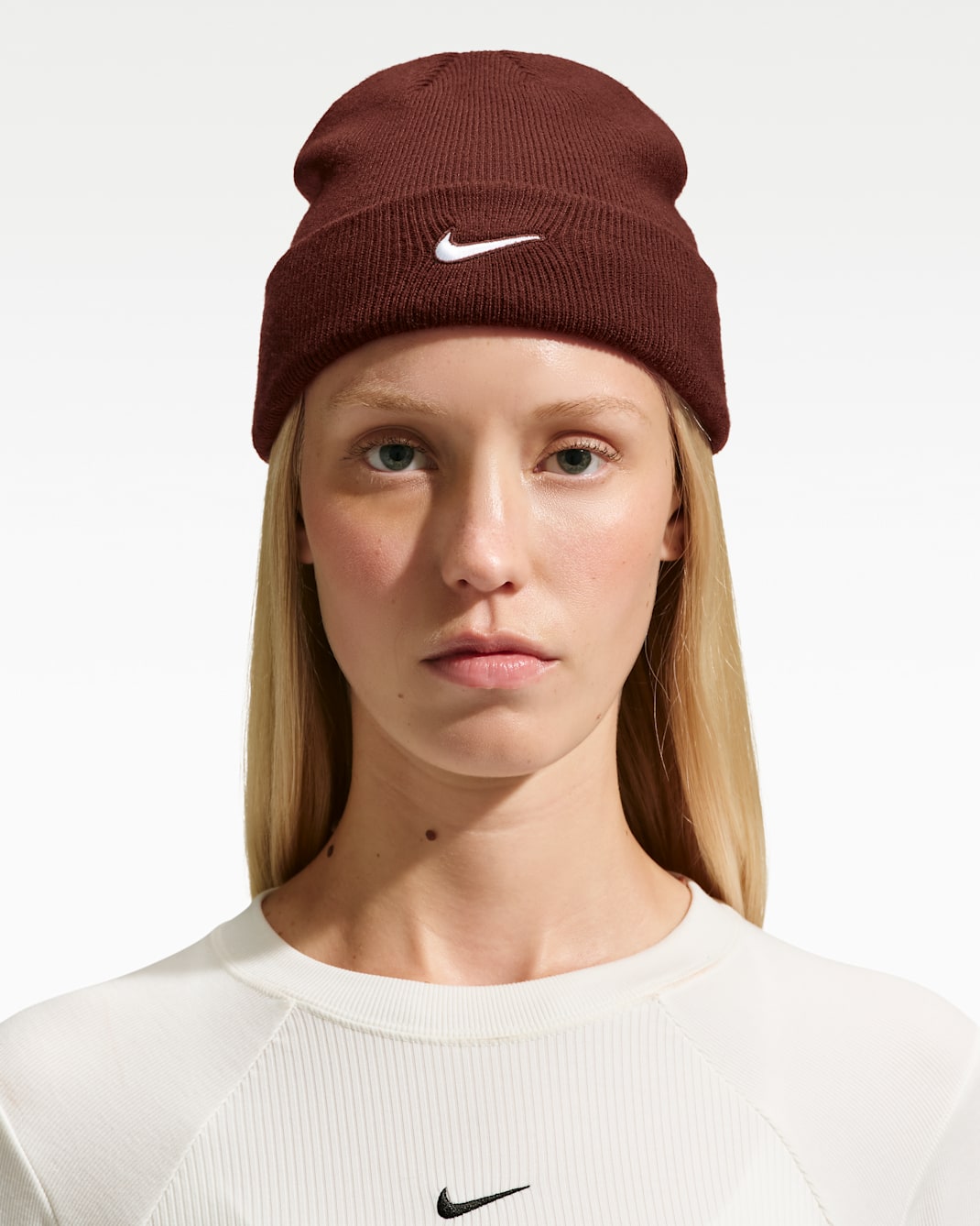Nike Terra Swoosh Beanie - Mystic Dates/White