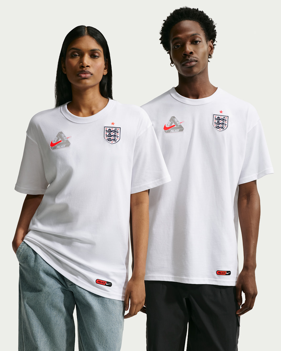 Playera para hombre England x Palace - Blanco