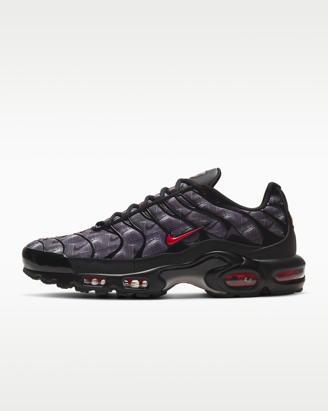 Nike Air Max Plus Men's Shoe - Black/White/University Red