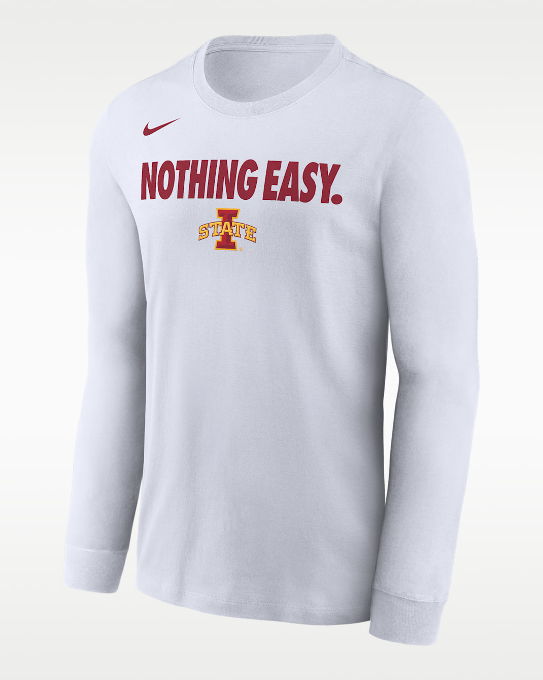 Iowa State Men's Nike College Long-Sleeve T-Shirt - White