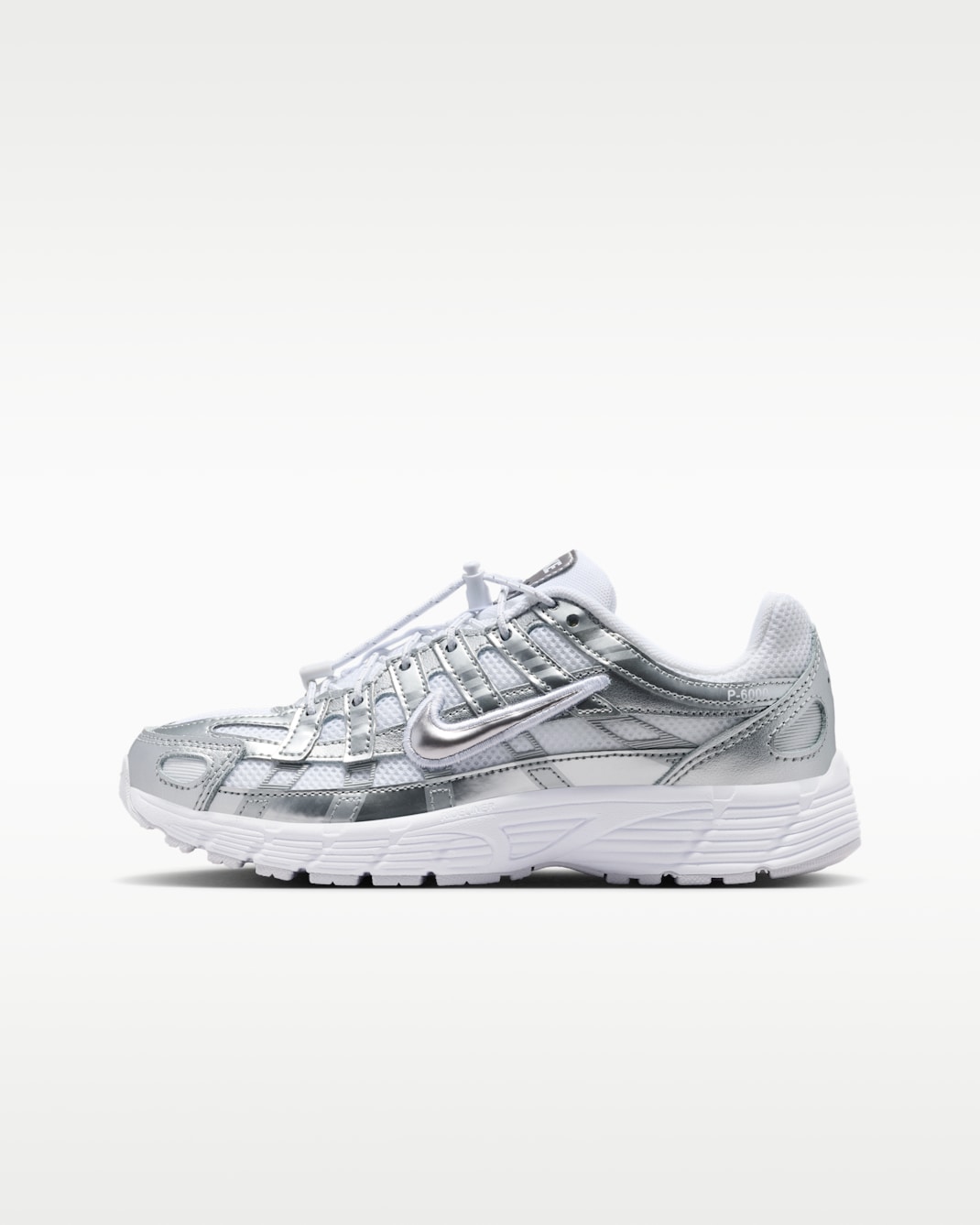 Nike P-6000 Utility Older Kids' Shoes - White/Metallic Silver/Vast Grey