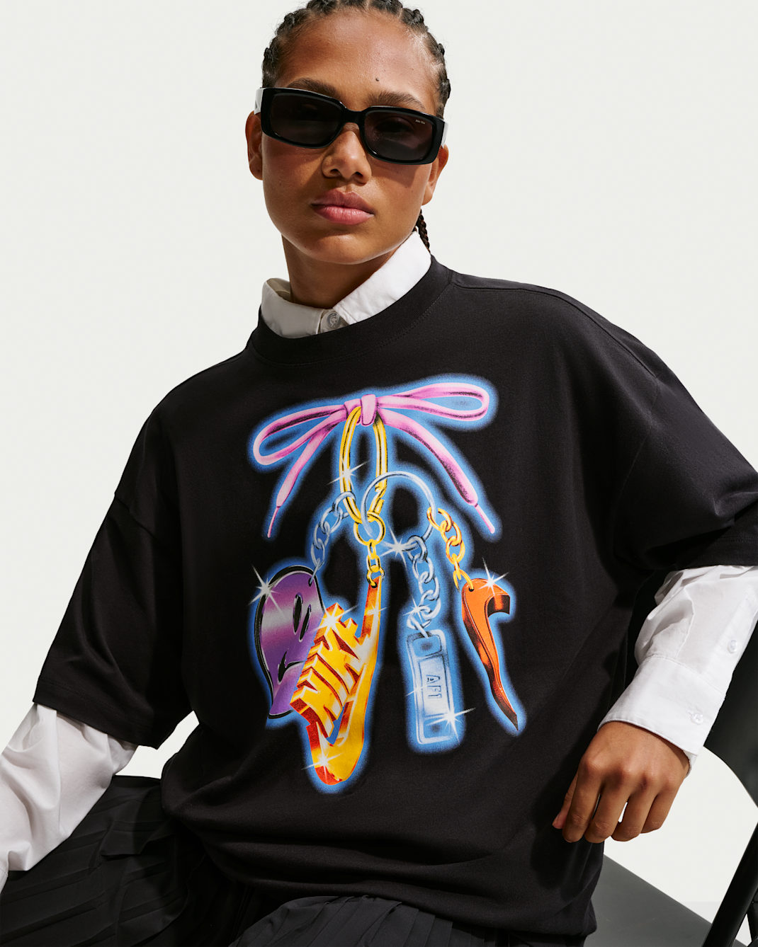 Nike Sportswear Classic Women's Oversized T-Shirt - Black