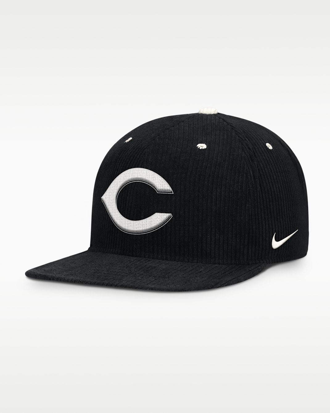 Gorra Nike de la MLB ajustable para hombre Cincinnati Reds Pro - Negro