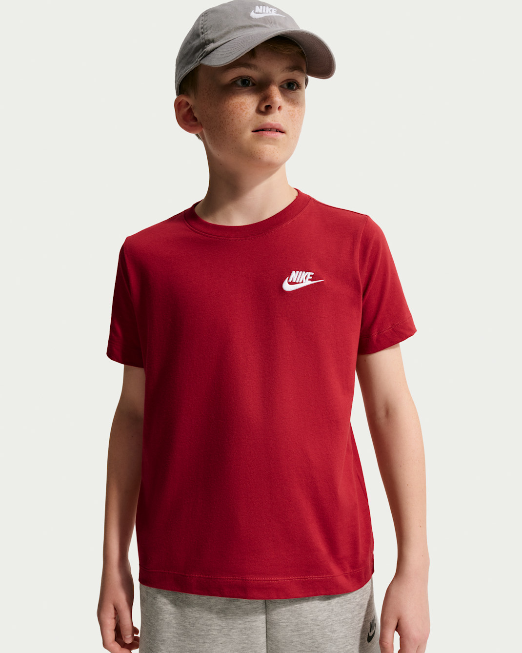T-shirt Nike Sportswear Júnior - Vermelho Tough