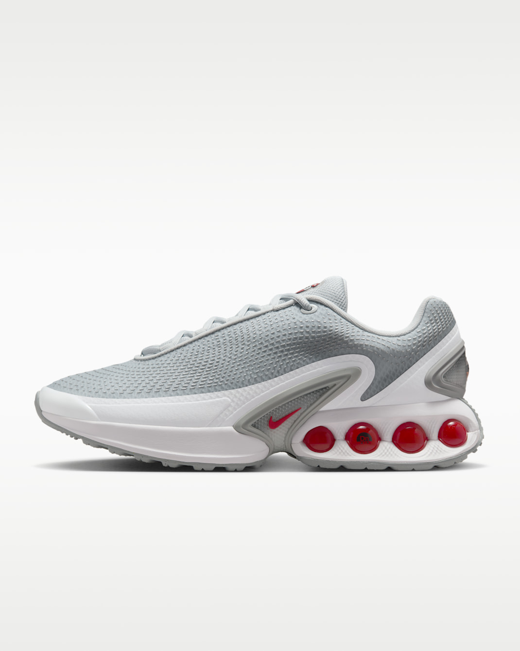 Nike Air Max Dn Shoes - Pure Platinum/Wolf Grey/Metallic Silver/University Red