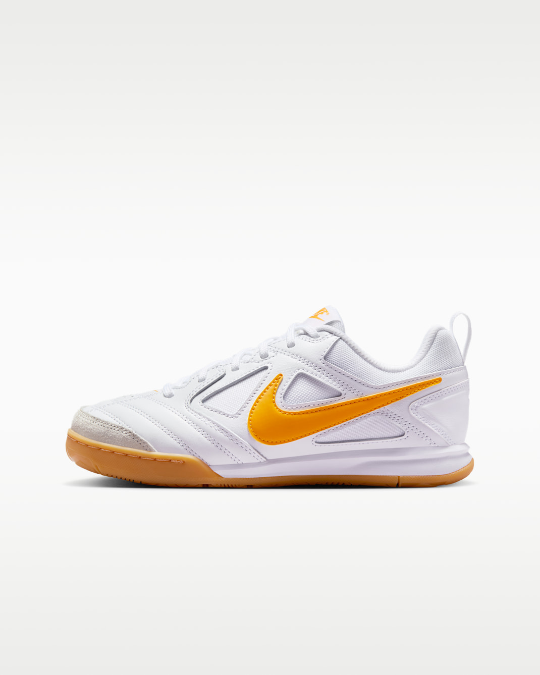 Nike Gato Big Kids' Shoes - White/Gum Yellow/University Gold