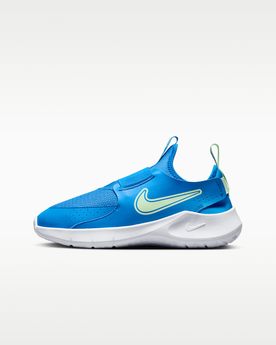 Tenis de correr en pavimento para niños grandes Nike Flex Runner 3 - Azul foto/Verde vapor