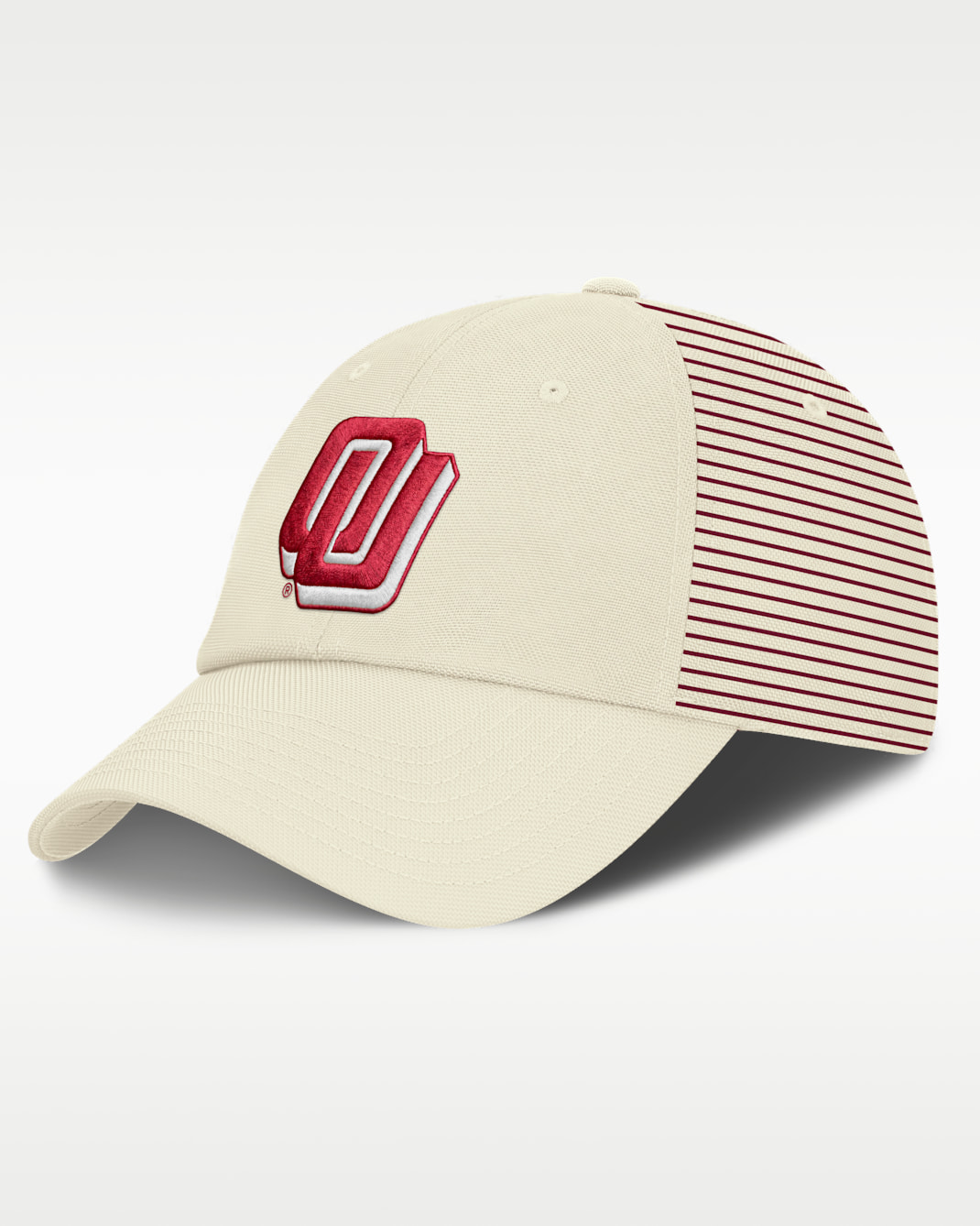Oklahoma Denim Club Men's Nike College Adjustable Hat - White
