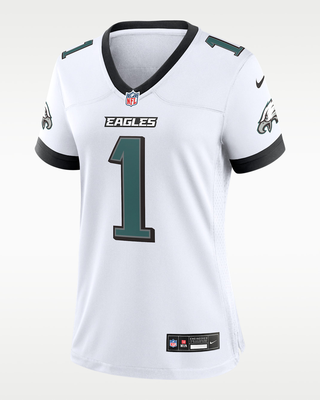 Jersey Nike de la NFL Game para mujer Jalen Hurts Philadelphia Eagles - Blanco
