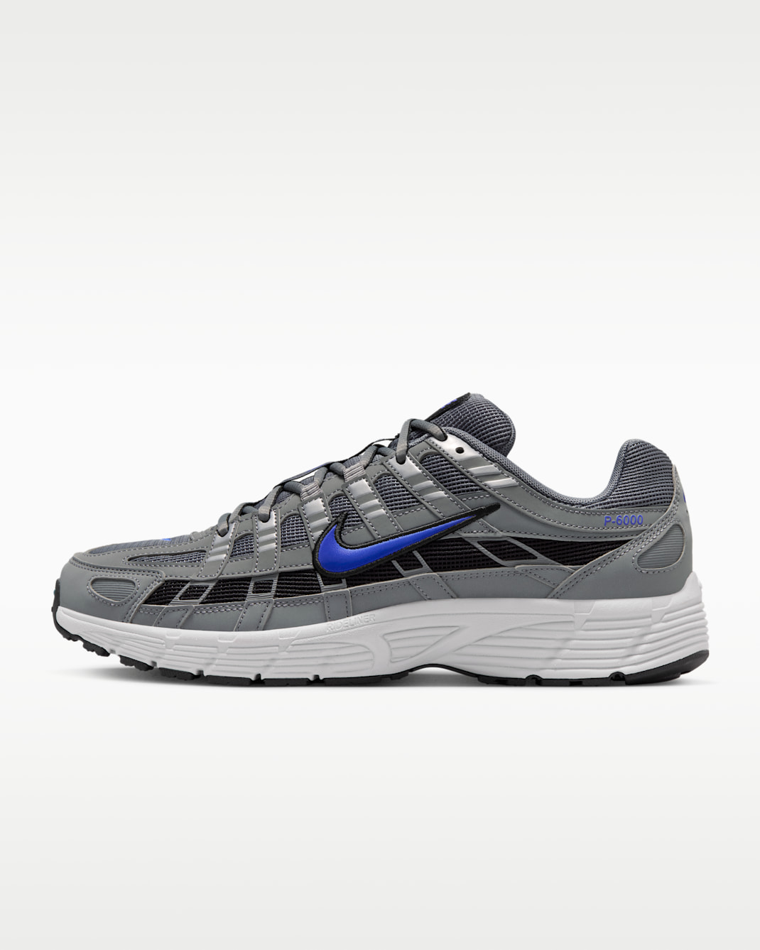Nike P-6000 Men's Shoes - Smoke Grey/Light Smoke Grey/Platinum Tint/Racer Blue