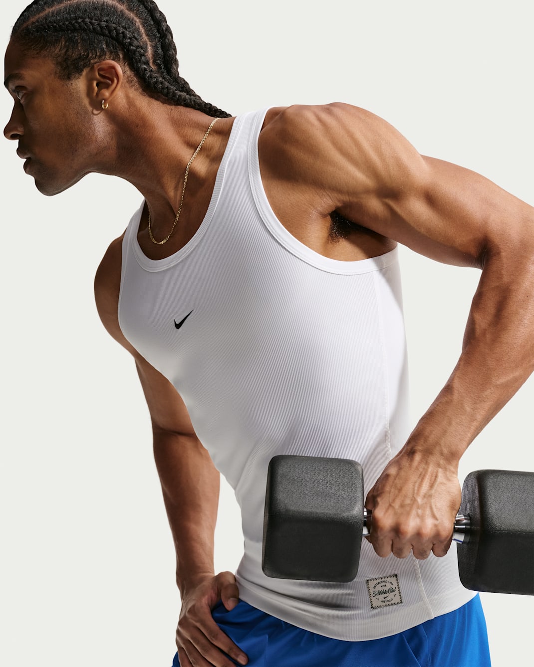 Nike Men's N.A.C. Training Tank Top - White/Black