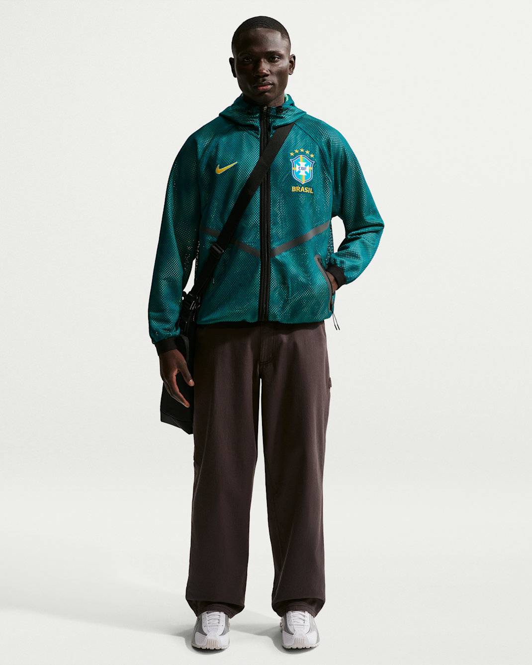 Brazil Men's Nike Dri-FIT Soccer Anthem Jacket