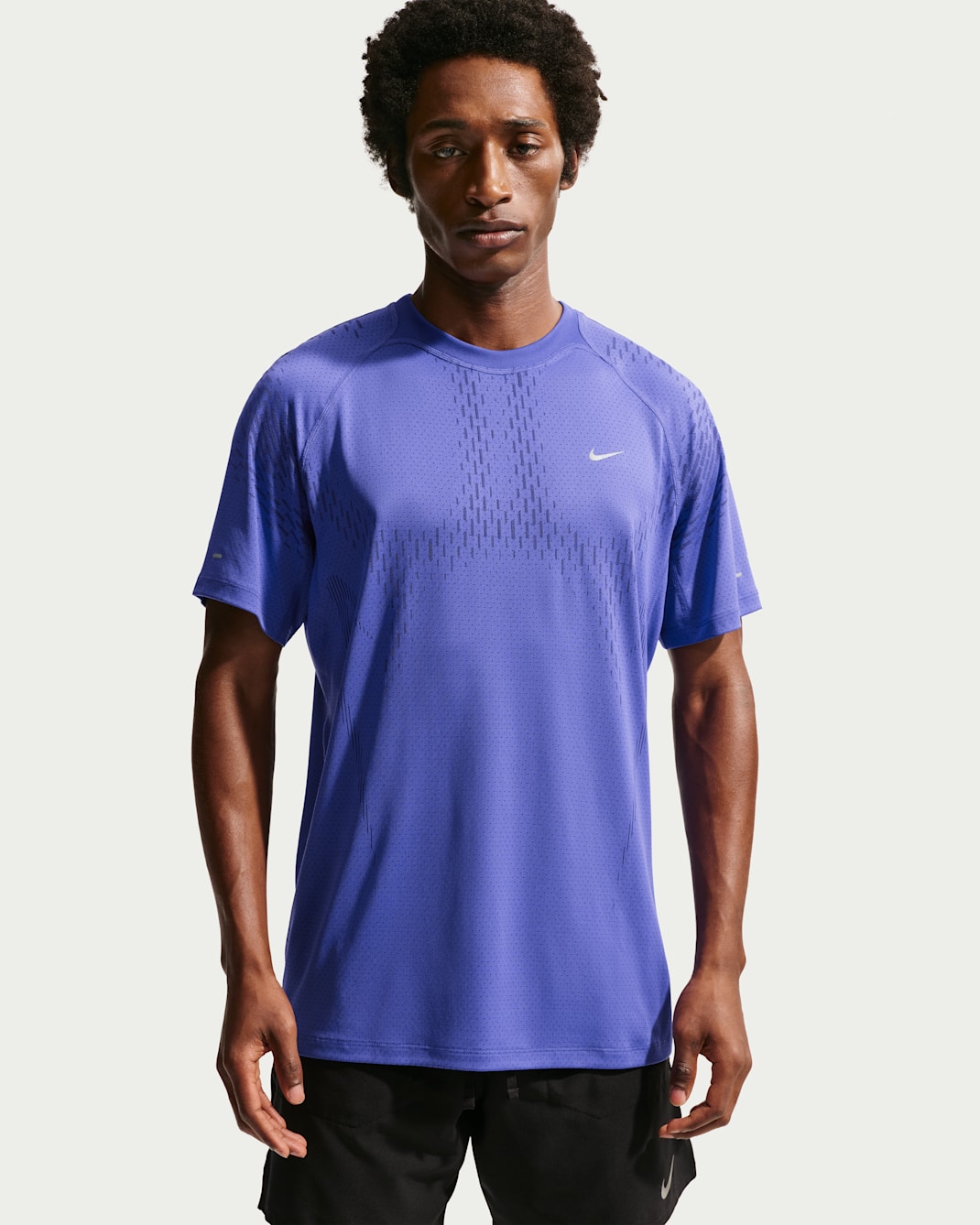Nike Stride Plus Men's Dri-FIT ADV Short-Sleeve Running Top - Lapis/Deep Royal Blue