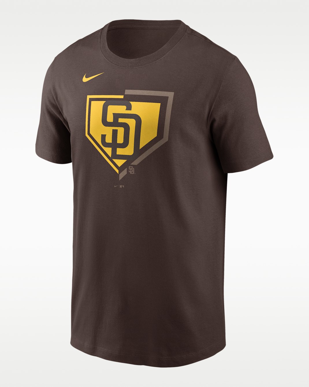 San Diego Padres Icon Men's Nike MLB T-Shirt - Brown