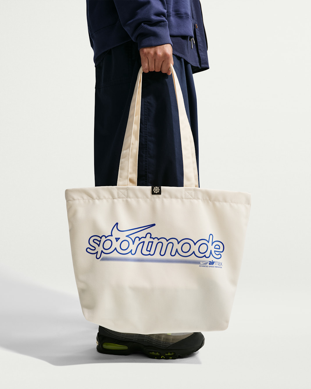 Bolsa tote (22 L) Nike Heritage 2.0 - Natural/Natural/Azul eléctrico