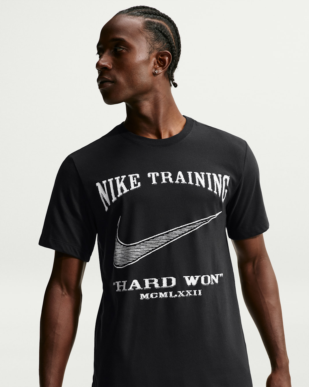Nike Men's Dri-FIT T-Shirt - Black/Cream II