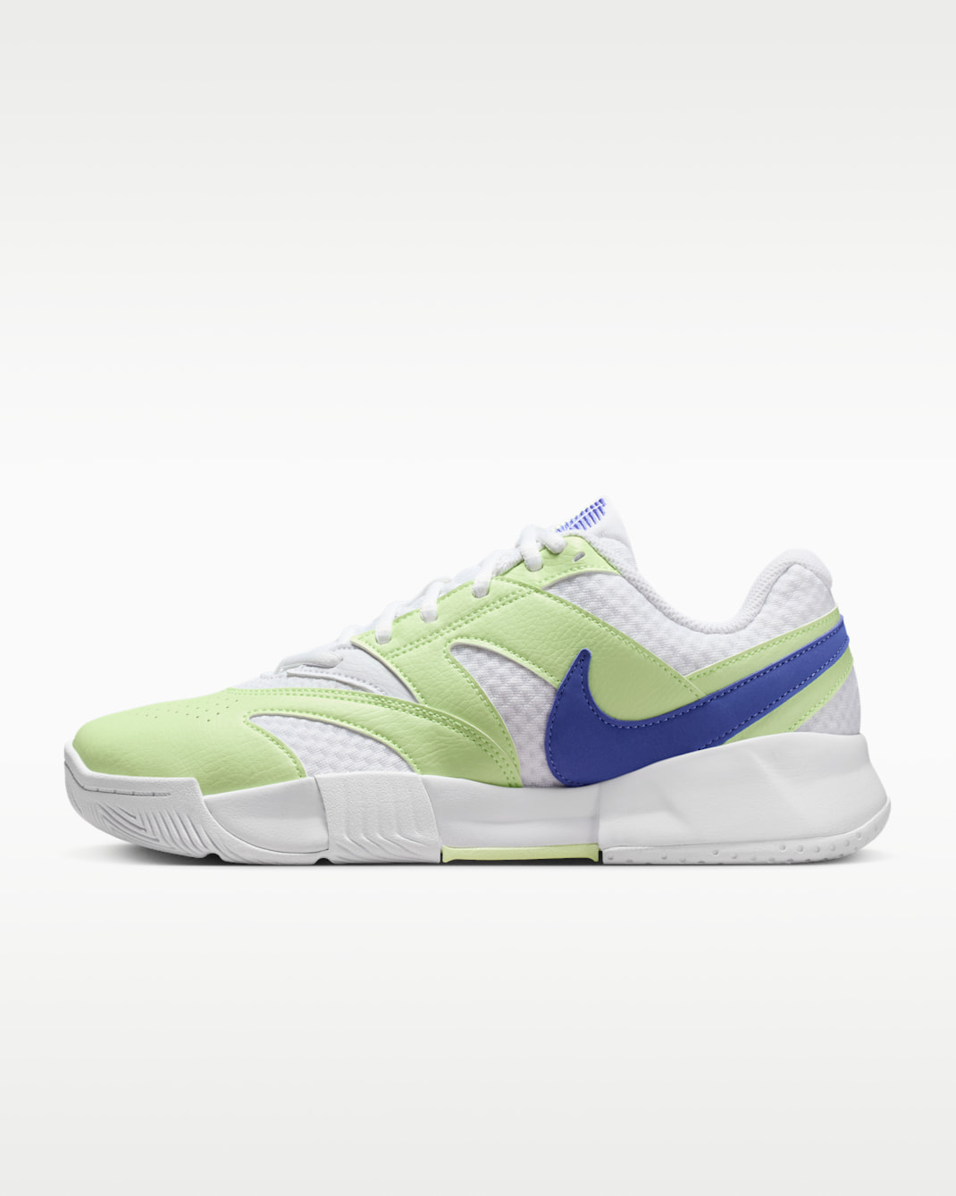 Tenis de tenis para mujer NikeCourt Lite 4 - Blanco/Lima líquida claro/Zafiro