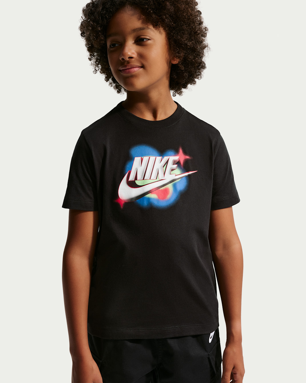 Nike Sportswear Big Kids' T-Shirt - Black