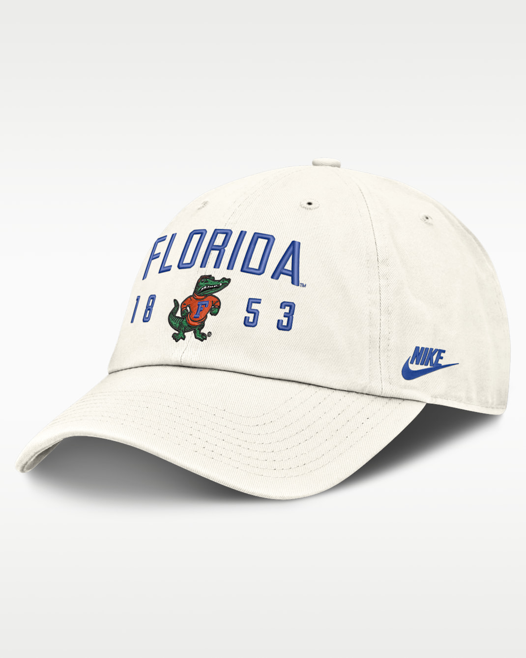 Gorra universitaria Nike ajustable para hombre Florida Natural Club - Blanco