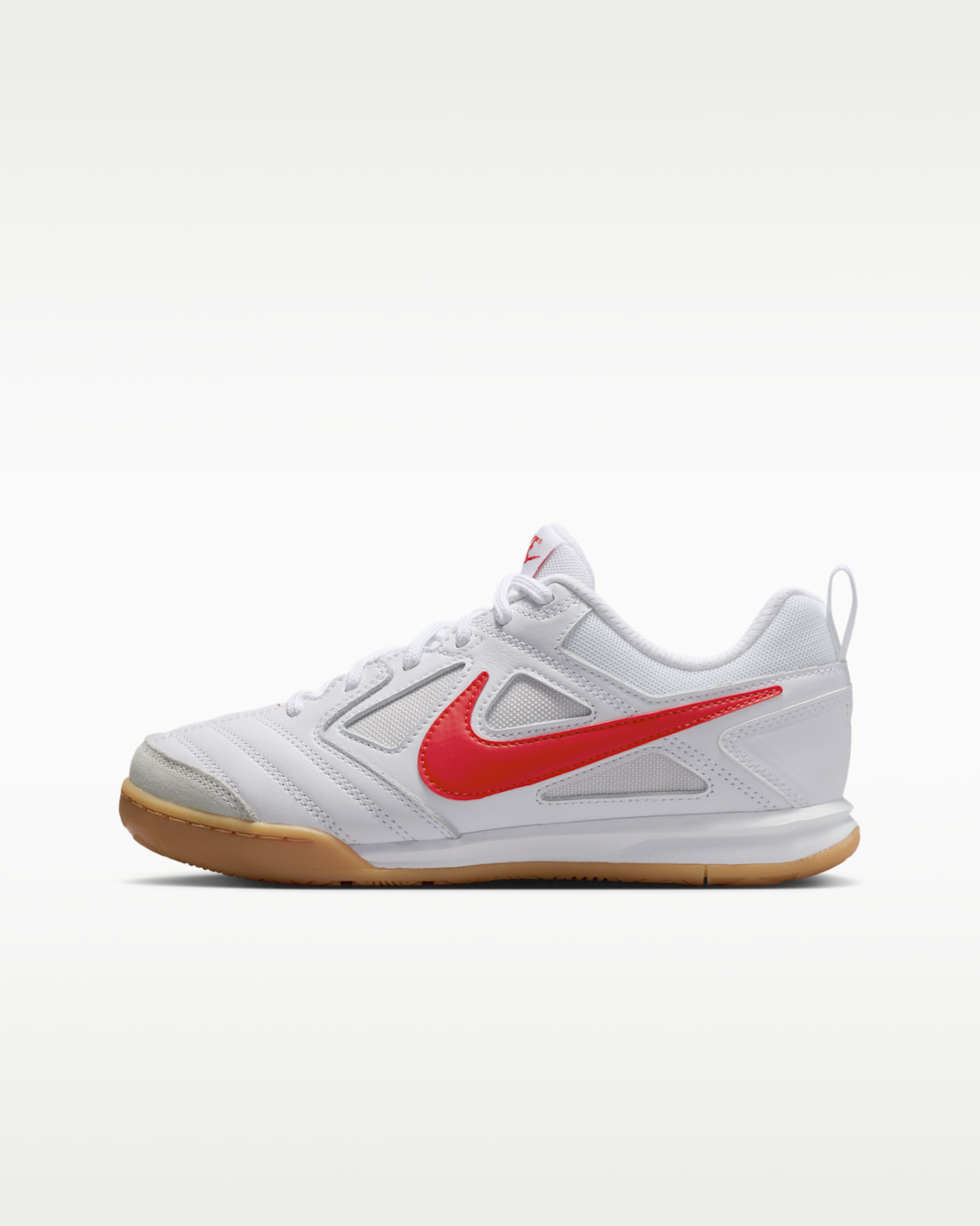 Nike Gato kinderschoenen - Wit/Gum Yellow/University Red