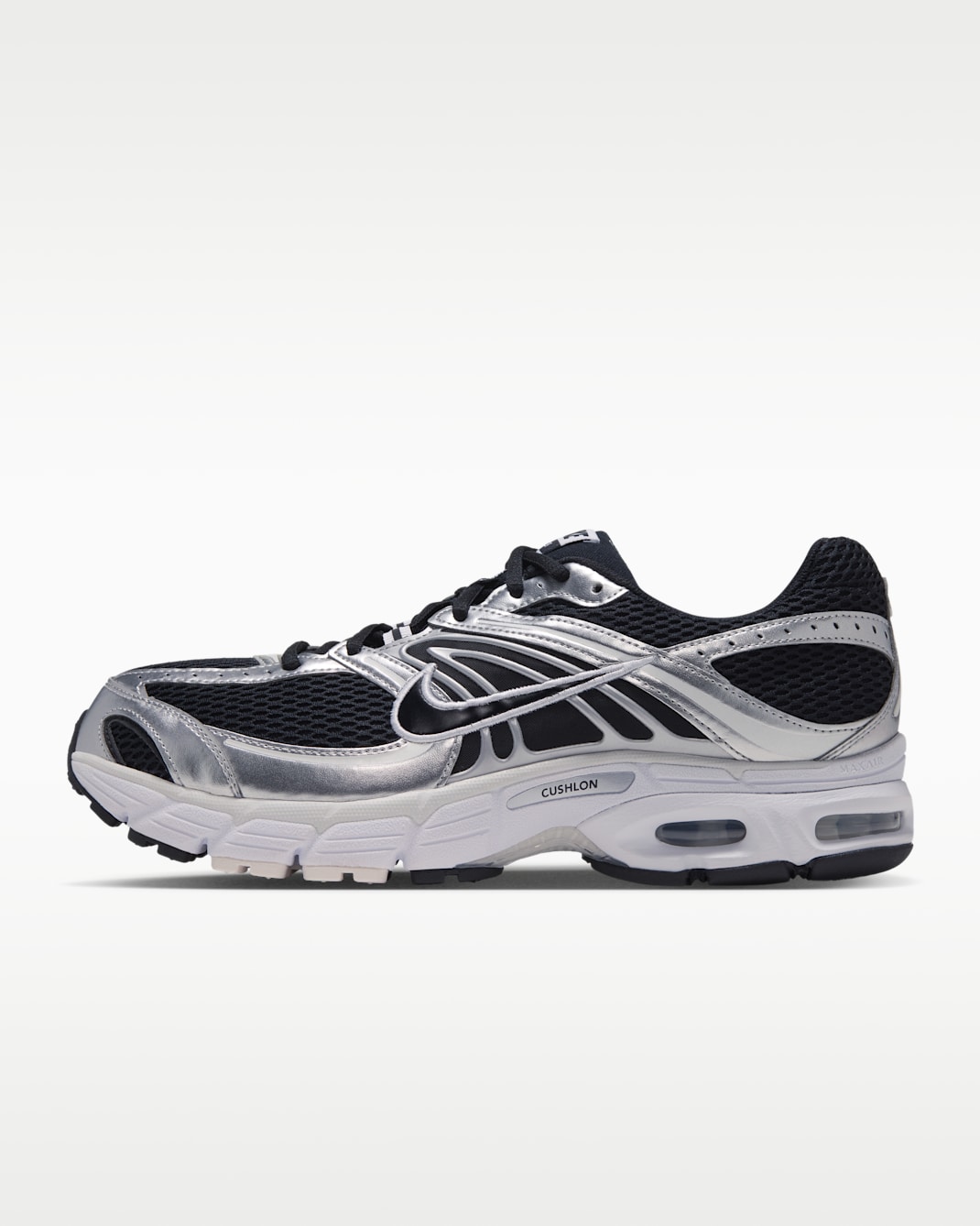 รองเท้าผู้ชาย Nike Air Max Moto 2K - ดำ/Metallic Silver/ขาว/ดำ
