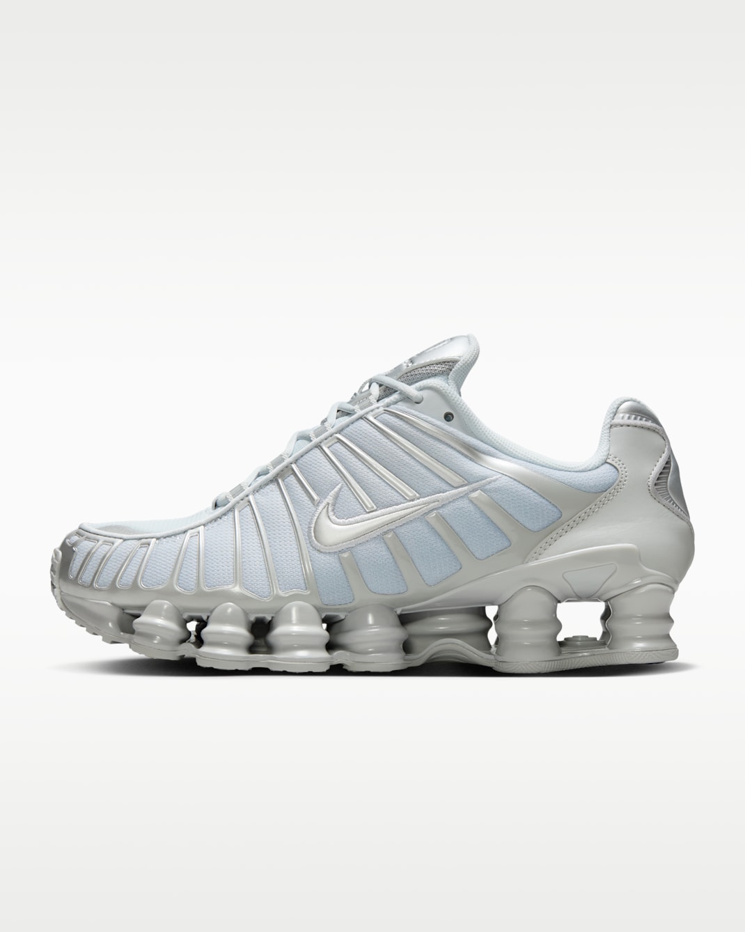 Nike Shox TL sko til dame - Pure Platinum/Smoke Grey/Metallic Silver