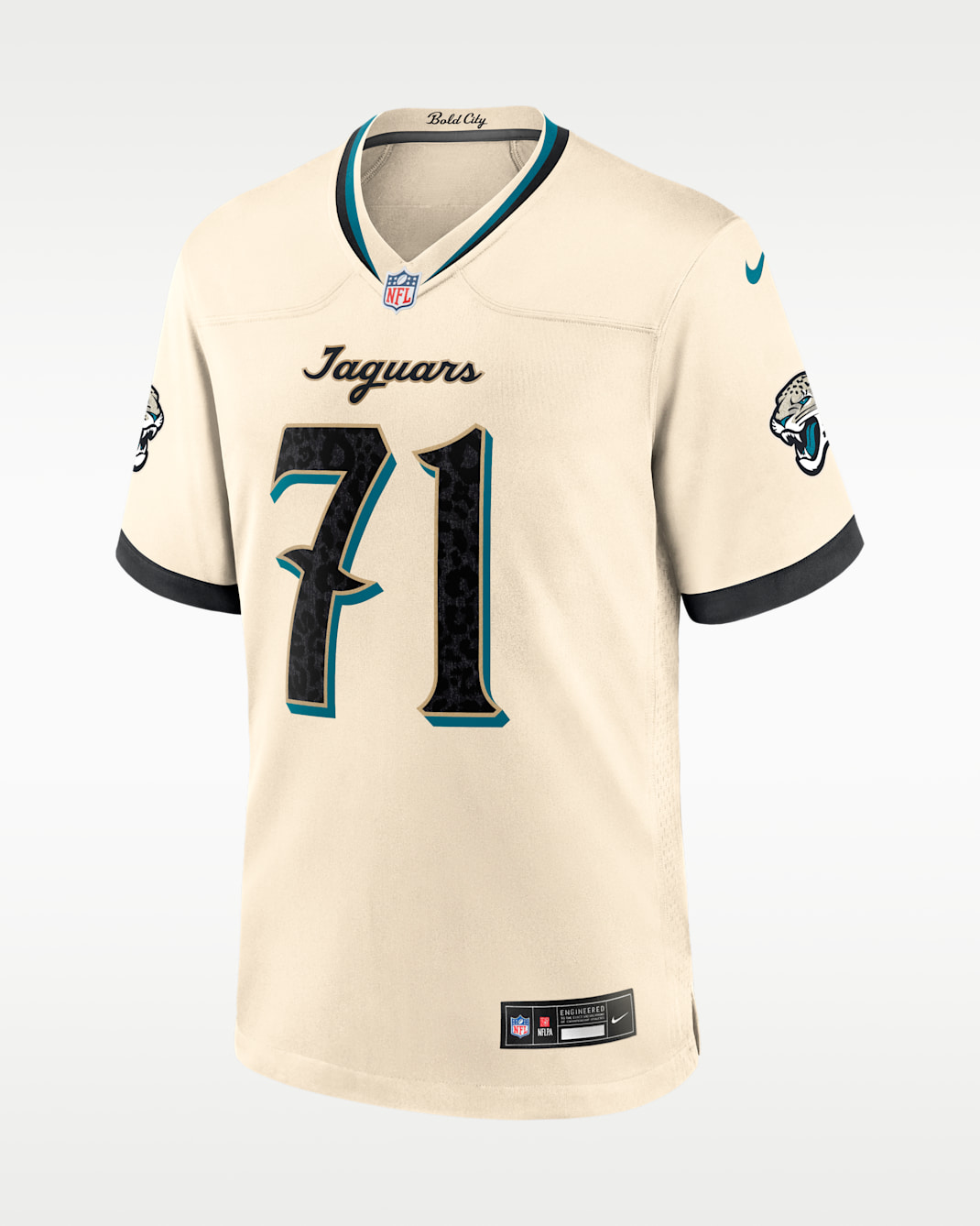 Tony Boselli Jacksonville Jaguars Rivalries Collection Men's Nike NFL Game Jersey - Natural
