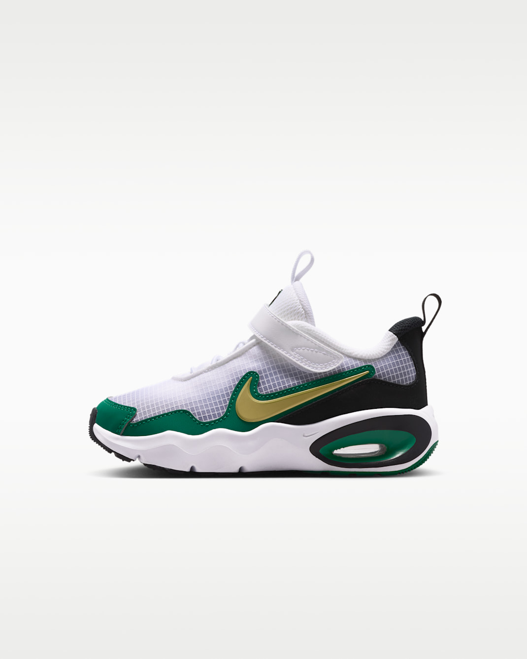 Nike Air Max Nova Younger Kids' Shoes - White/Malachite/Black/Metallic Gold