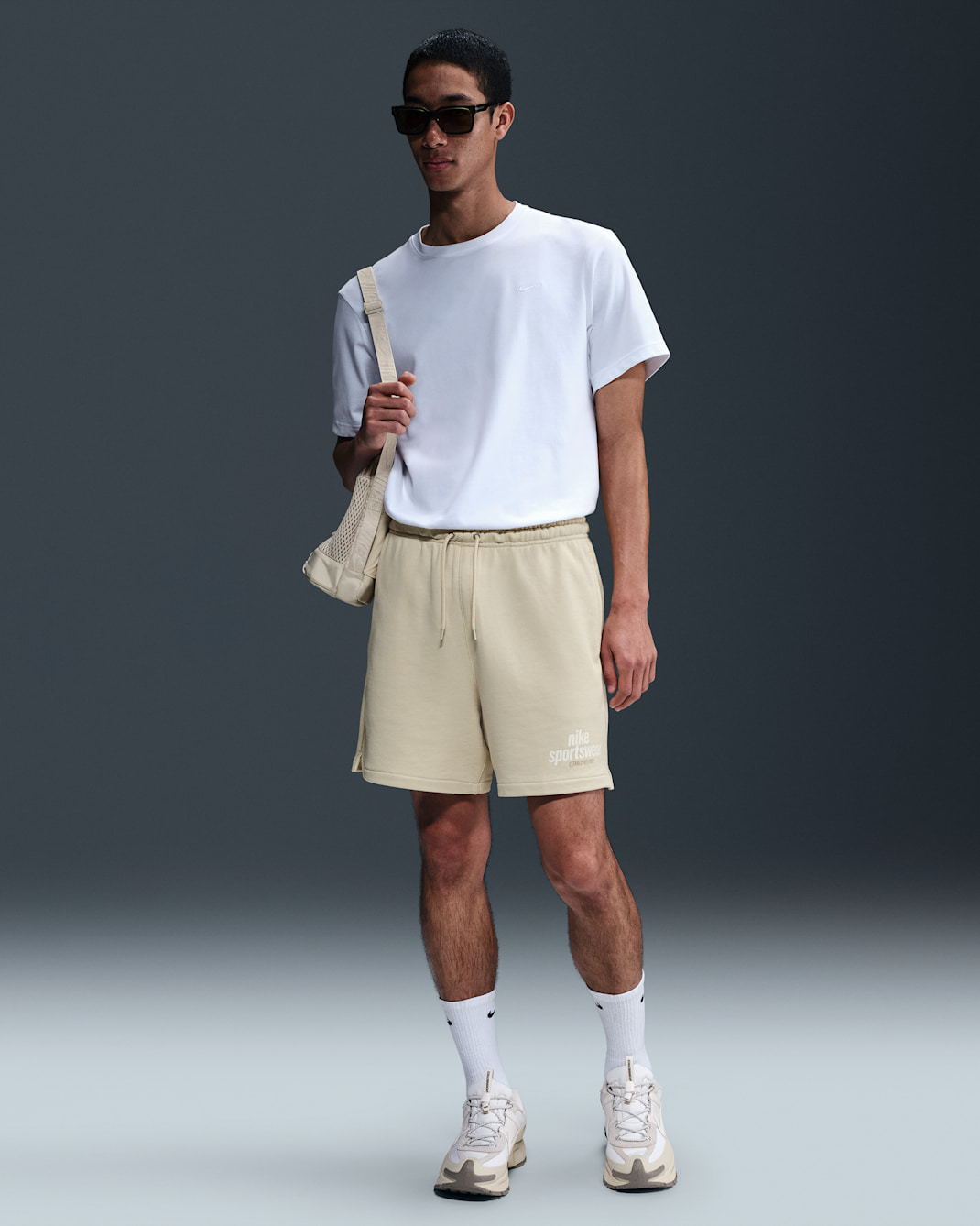 Nike Club Men's French Terry Flow Shorts - Light Khaki/Light Khaki/Sail