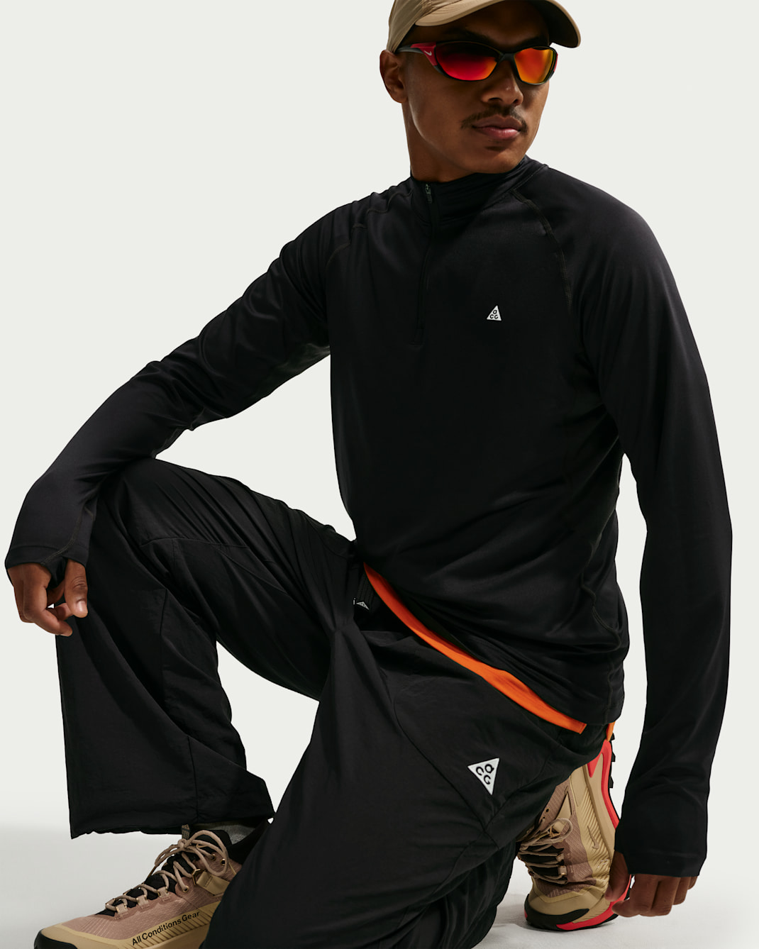 ACG Wildsee Men's Dri-FIT 1/4-Zip Long-Sleeve Hiking Top
