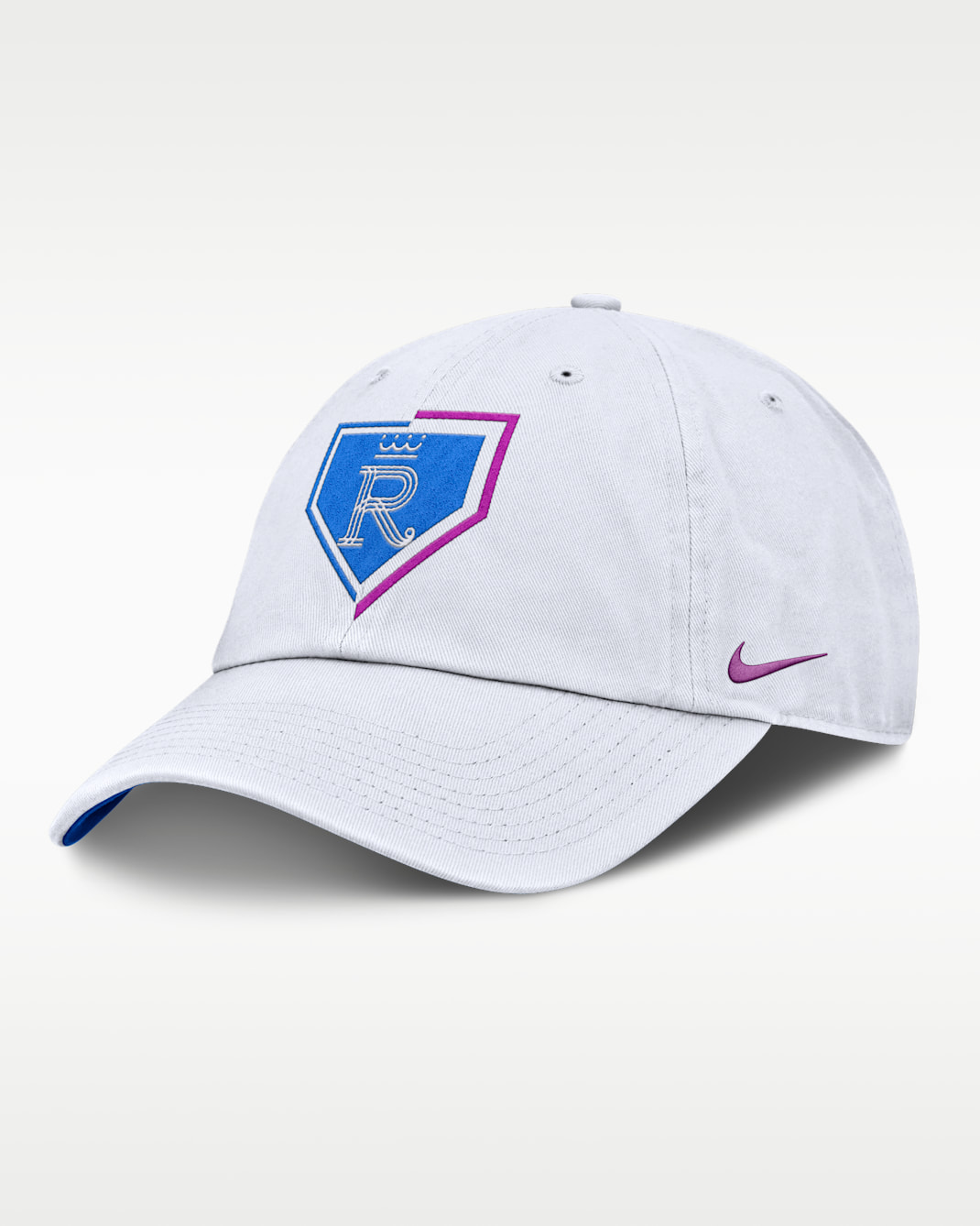 Kansas City Royals City Connect Club Men's Nike MLB Trucker Adjustable Hat - White
