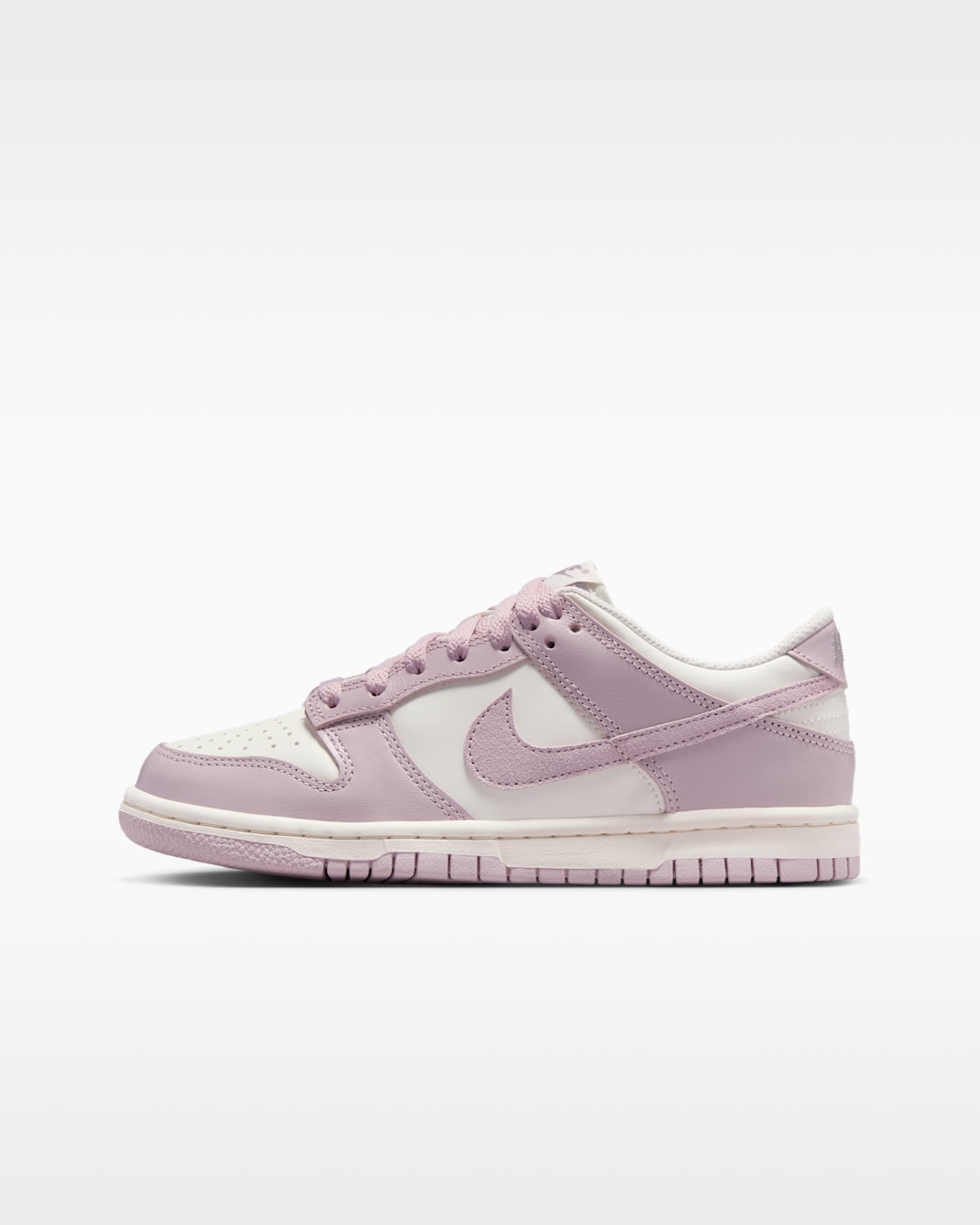 Tenis para niños grandes Nike Dunk Low - Vela/Piedra enigma/Rosado partícula