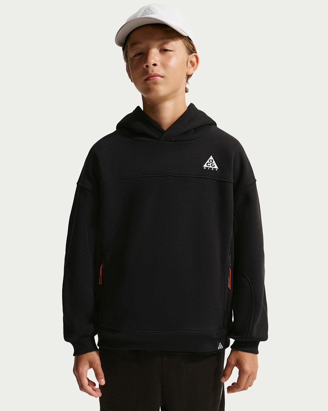 Nike ACG Big Kids' Fleece Hoodie - Black