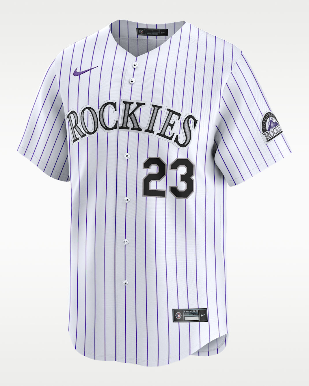 Jersey de la MLB Limited Dri-FIT ADV Nike para hombre Kris Bryant Colorado Rockies - Blanco