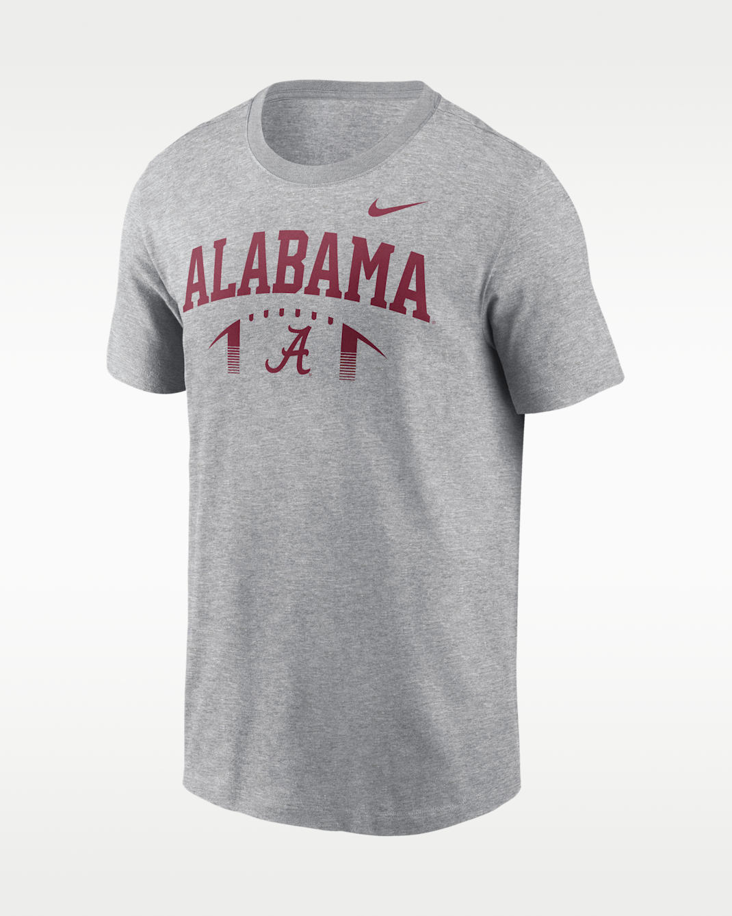 Playera universitaria Nike para hombre Alabama Primetime Football Icon - Gris jaspeado