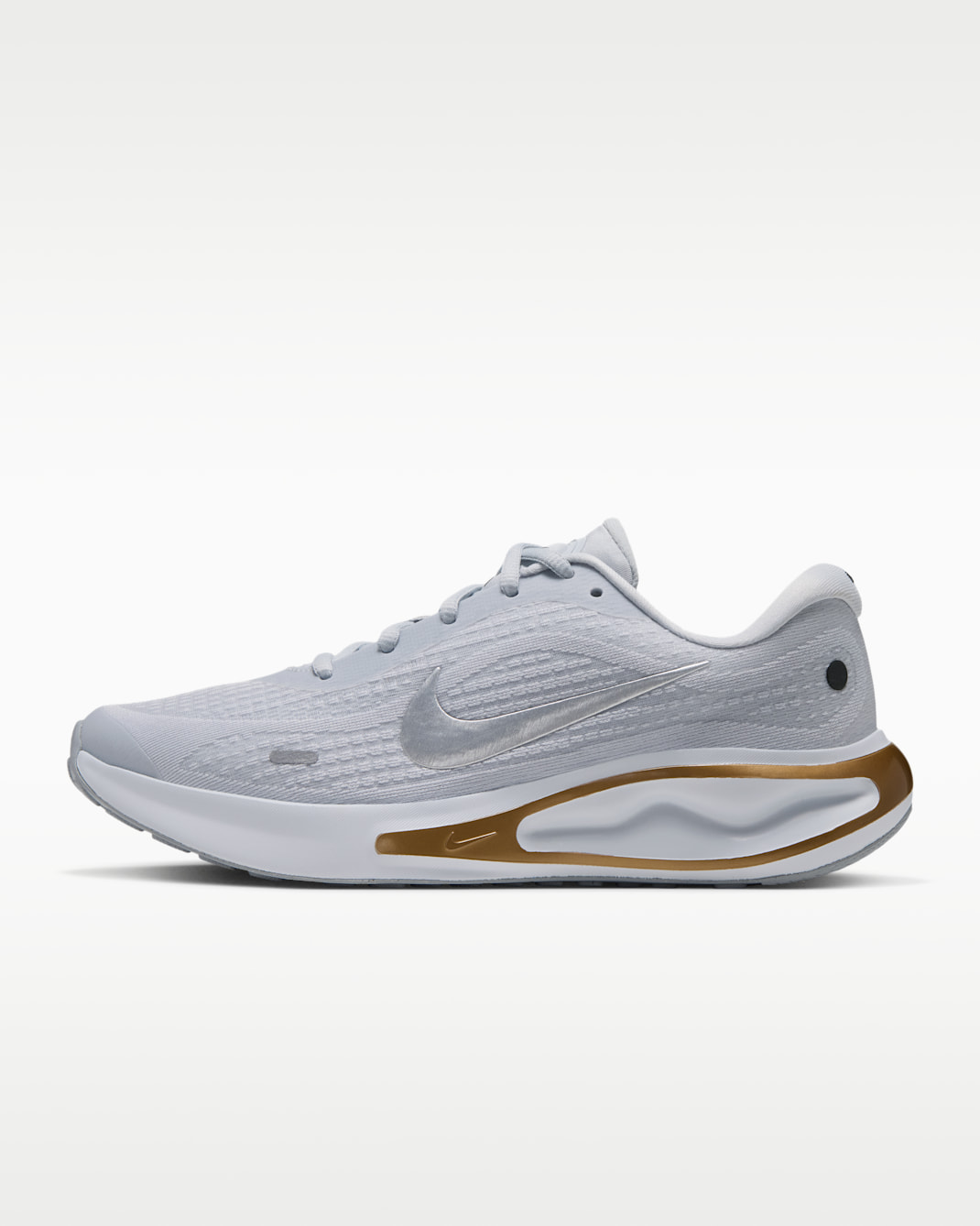 Nike Journey Run Women's Road Running Shoes - Pure Platinum/Metallic Gold/Off White/Metallic Silver