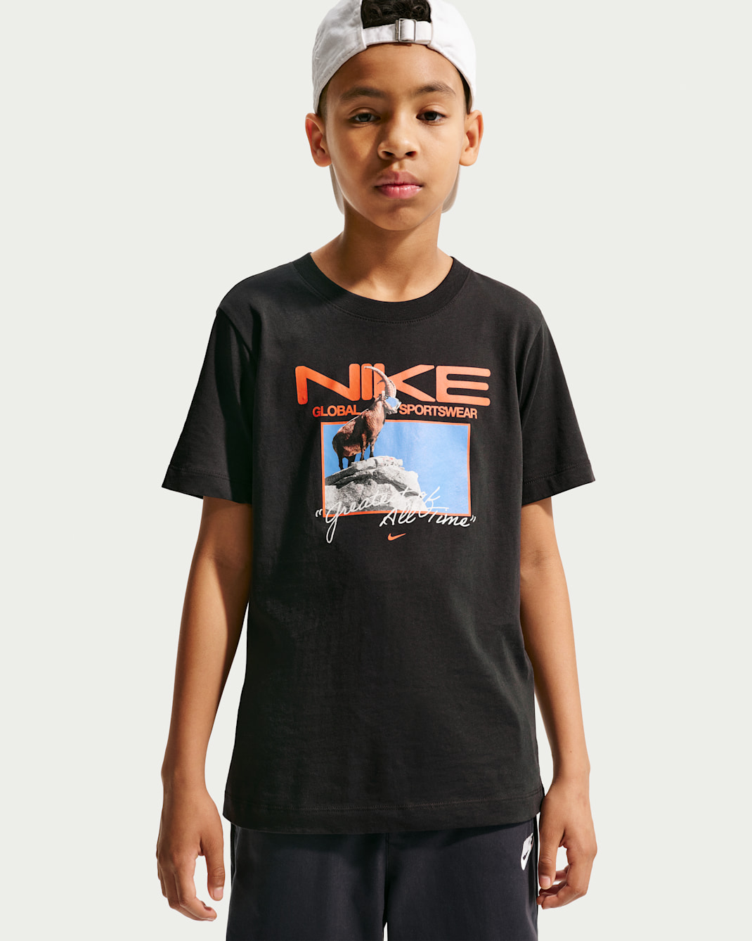 Nike Sportswear Big Kids' T-Shirt - Black